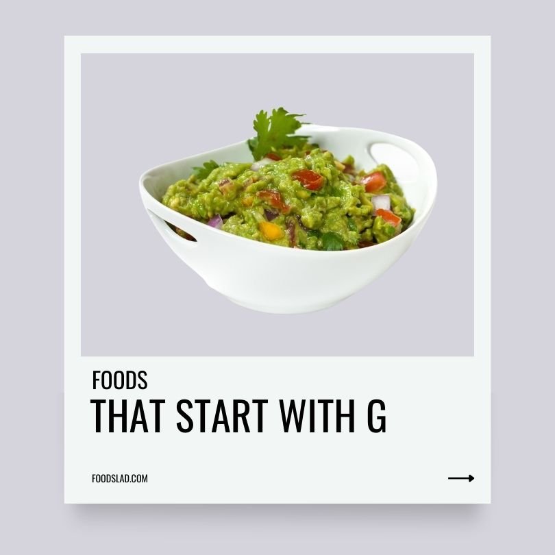foods that start with g