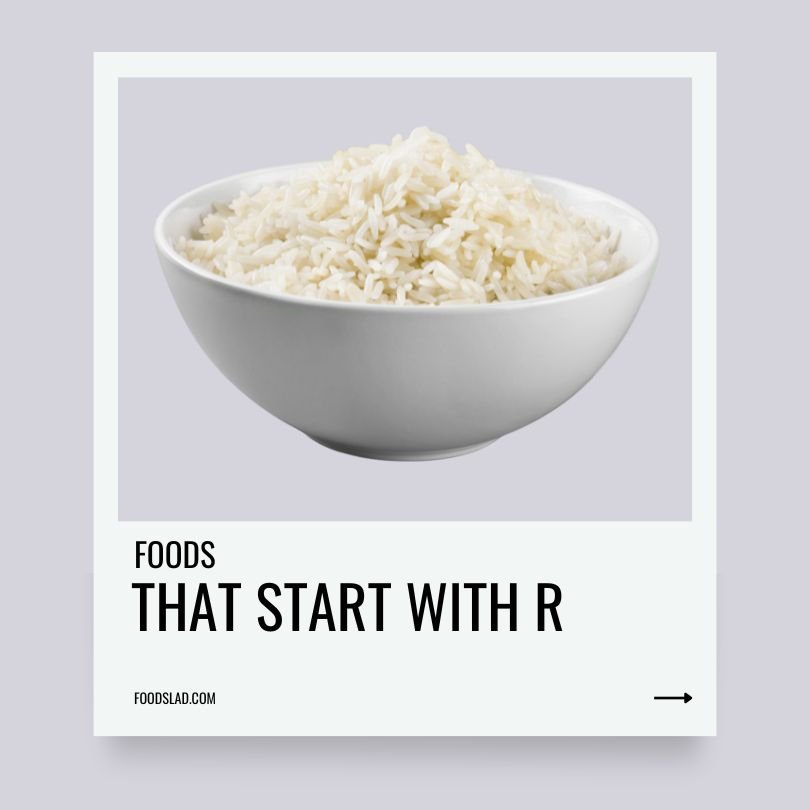 foods that start with r