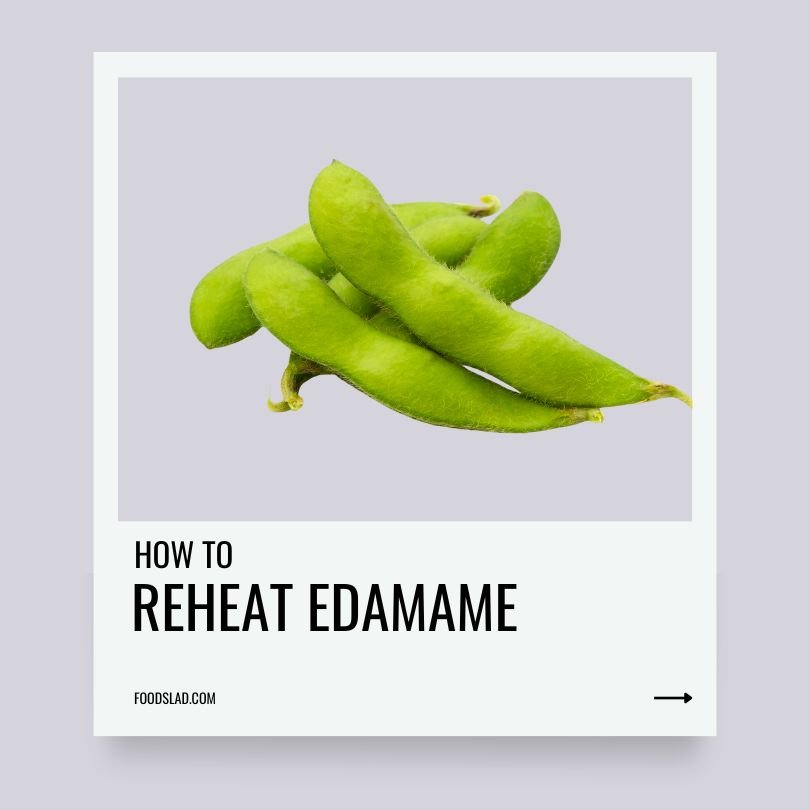 how to reheat edamame